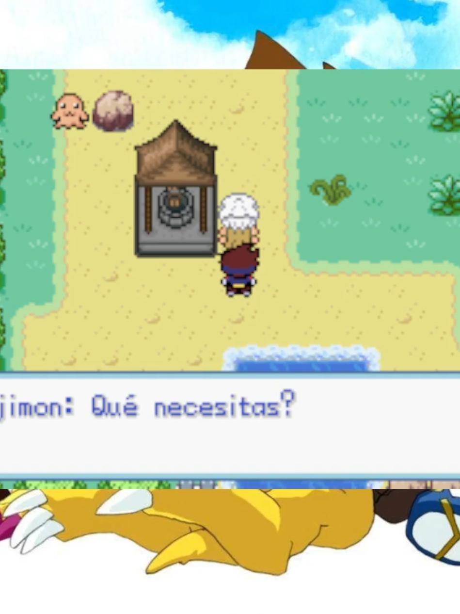 Personajes, Tienda Jijimon, curar, objetos... Creando un juego de Digimon para GBA. #Digimon #Pokemon #ParaTi #GameBoy #Game 