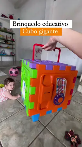 Gael e Ester amam brincar com esse cubo 😍#brinquedos #educativos #bebe #criancas 