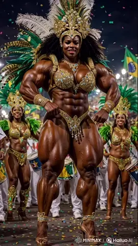 Samba becoming HUGE! #samba #muscle #musclegirl #sambadancer #carnival #rio #femalemuscle #femalebodybuilder #bodybuilder #bodybuilding 