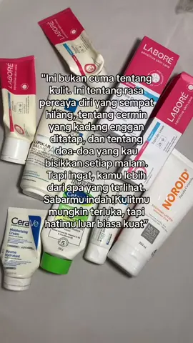 Terus bertahan, ya. Luka ini akan sembuh, dan kamu akan bersinar lebih dari sebelumnya.  #acneproneskin #acneskin #acnefighter #acnetreatment #sensitiveskin #temanhalodoc #sehatbarenghalodoc #acnestory 