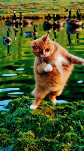 WE LIKE TO PARTY  #cutecat #cat #fypシ゚ #catsoftiktok #funnymoments #memestiktok #viral_video #trendingsong #ai #mrxofficial #bosh 