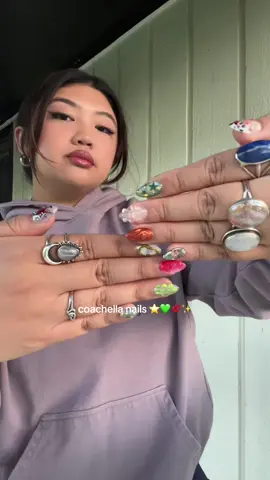 MA MA MAMAAA see u soon gaga  @nailsbystineee  #coachella #coachellanails #nailvlog #gagatok #gagachella #nailinspo #festivalnails 