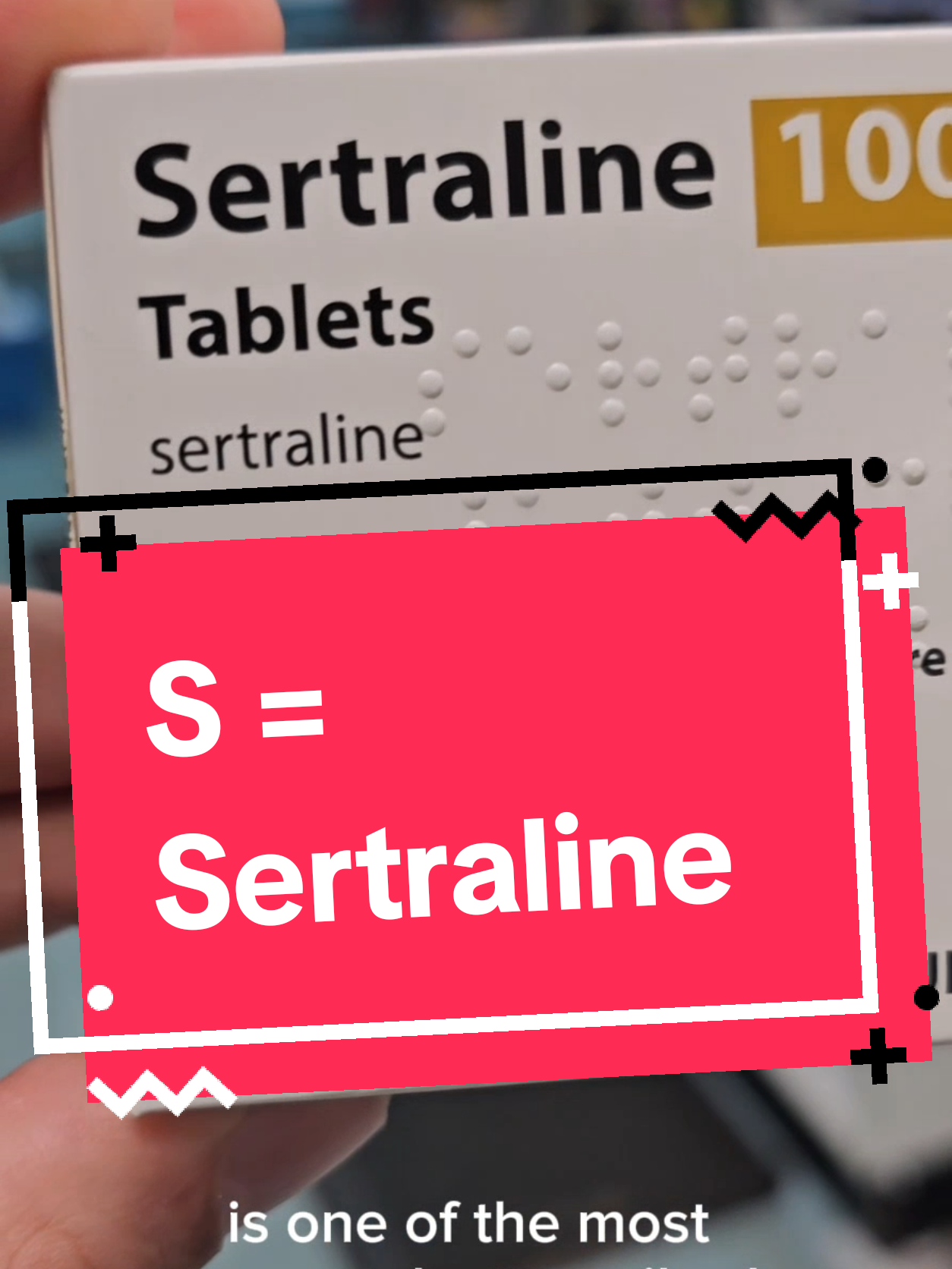 S is for Sertraline. For educational purposes only, for any advice on medication or clinical queries please contact your healthcare professional. #sertraline #anxiety #mood #pharmacy #fyp #pharmacist #medication #medicine #sleeping #intresting 