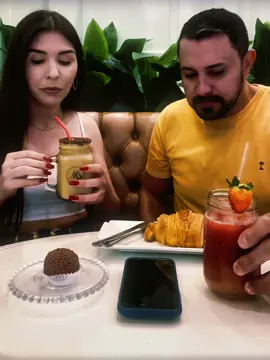 Take the cell phone but don't touch their food