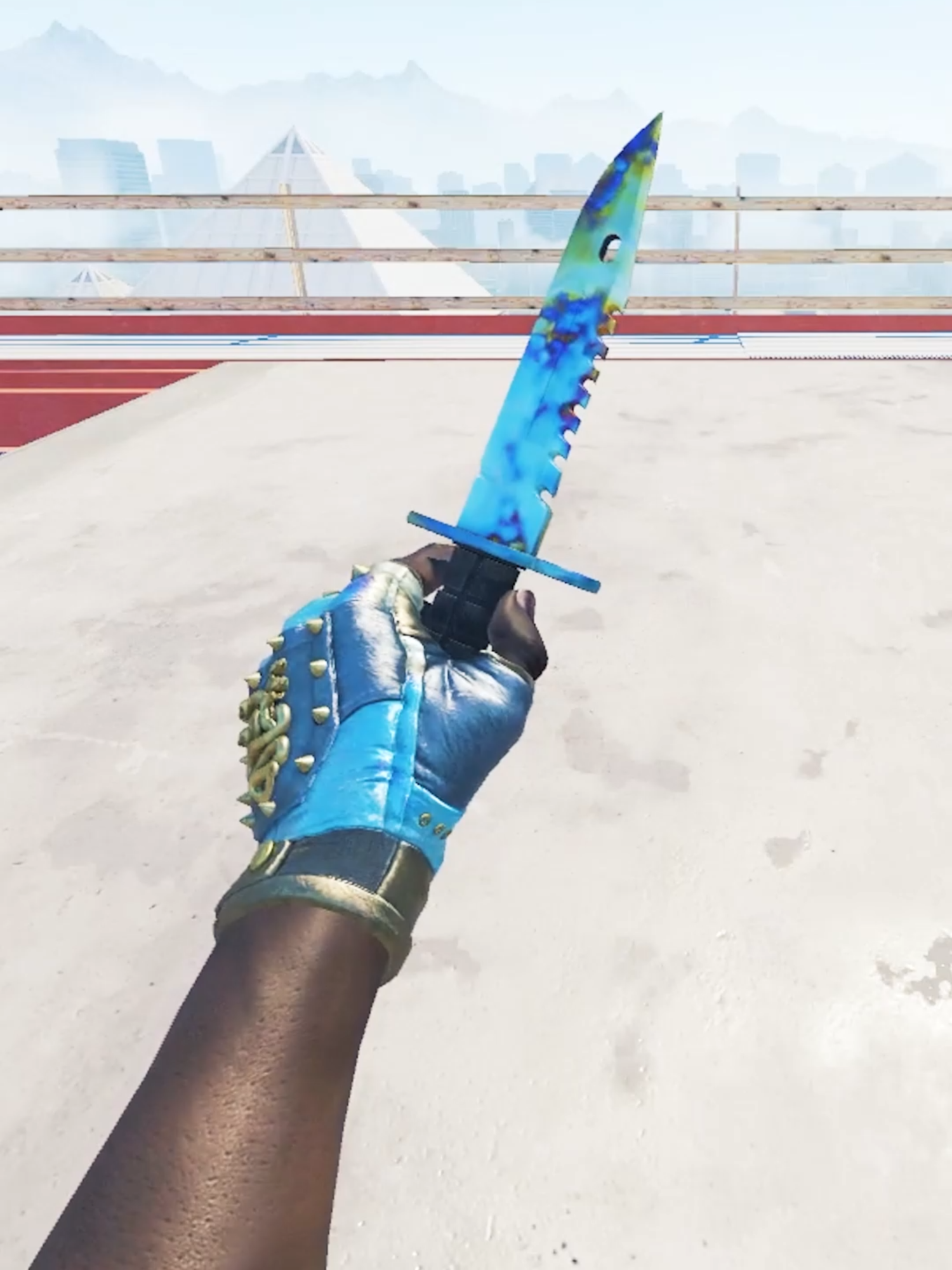 Combo na dziś!  👁👁👁 Jak oceniasz to połączenie w skali 1-10? 👇 #cs2 #m9#blue#casehardened#gloves #knife#combo