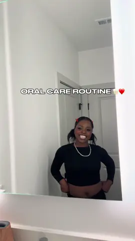 Here is my oral care routine 🦷❤️✨ keep your breath and teeth healthy >>>>  #blackgirlmagic #unwindwithme #oralcare #dental #oralcare #SelfCare #nightroutine #morningroutine #contentcreater #minivlog #teethwhiteningkit 