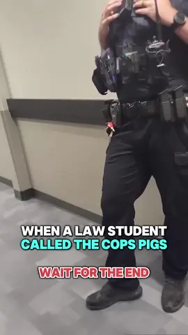 When a Law Student Called The Cops Pigs 😂🤯