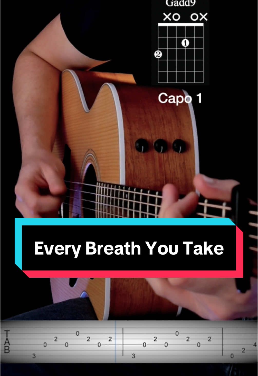 Every Breath You Take - The Police #guitar #guitarra #howtoplayguitar #guitartutorial #6string #music #fypシ