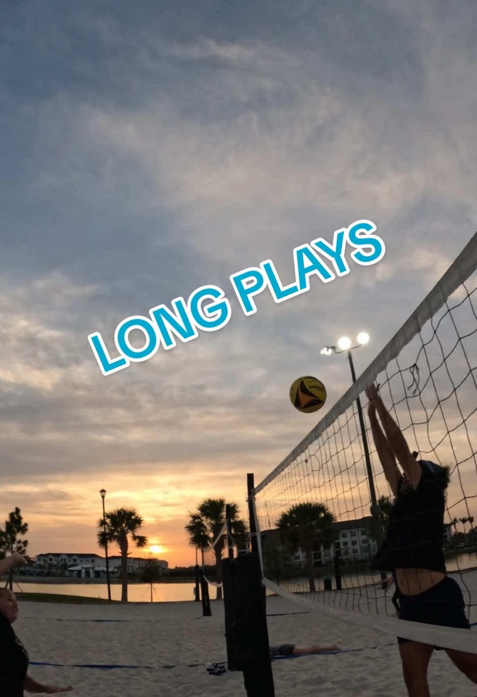 2 LONG PLAYS!! #volleyball #beachvolleyball #sports #beach #pov #povs #satisfyingvideo #gopro #fyp #viralvideo #compilation #sunset #cloud #clouds 