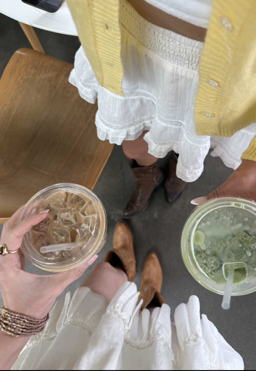 ALWAYS  #besties #coffee #matcha 