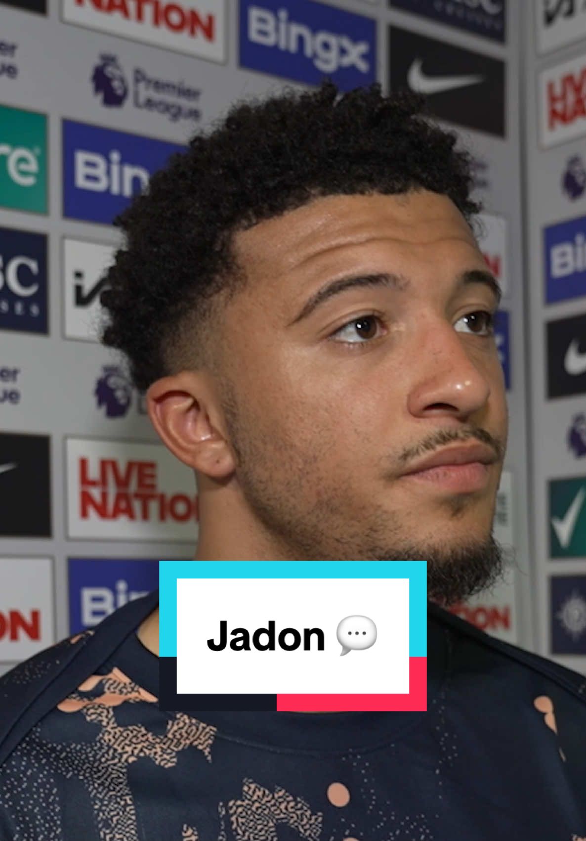 A chat with Jadon after Ipswich. 💬 #CFC #ChelseaFC #PremierLeague 