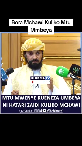 Mtu mmbeya ni hatari kuliko mchawi. #KhidmaTV #sheikhkishki #mmbeya #mchawi 