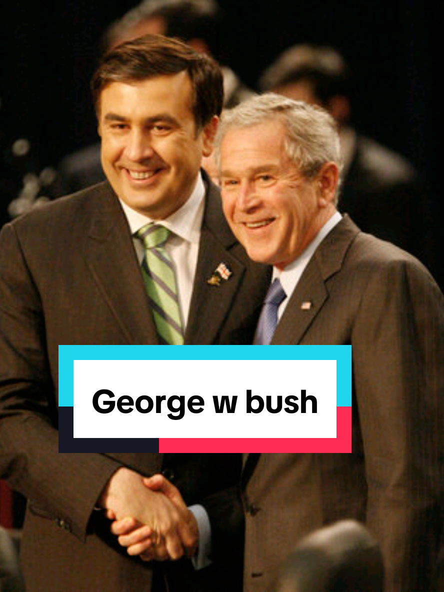 -2005, Rose revolution celebration. Mikheil saakashvili and George w bush. #georgebush #saakashvili #Bush #USA #europe #EU #INDEPENDENCE🇬🇪 