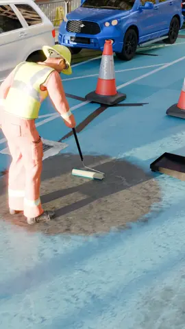 Why Qatar Roads Are Painted Blue 🤨