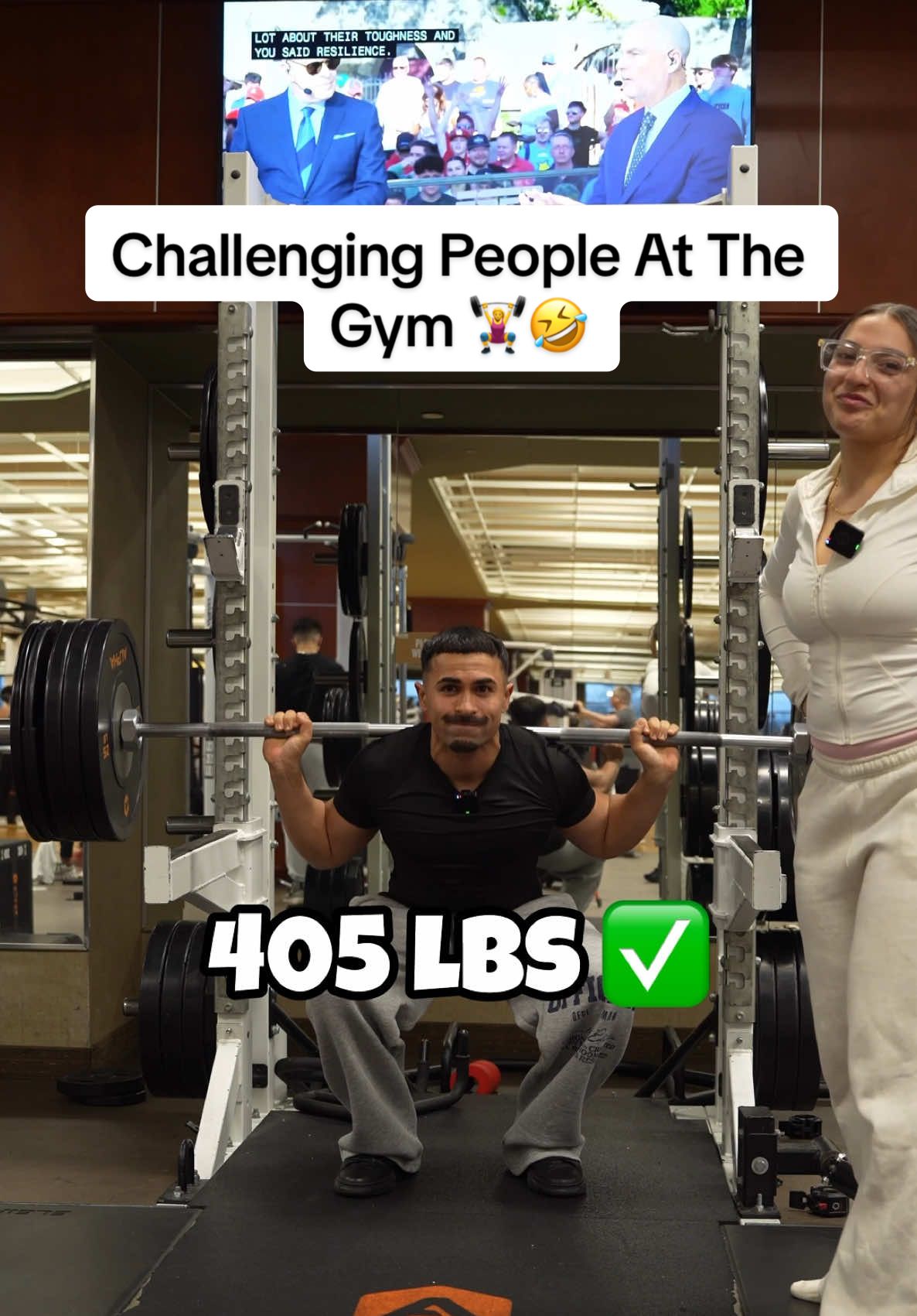 She Cheated So I Won 😳🏆 #fyp #gym #fypシ #foryoupage #GymTok #workout #lol 