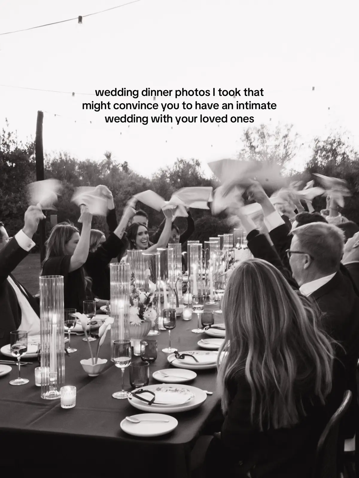 such a sweet evening with family and friends #intimatewedding #weddingplanning #weddingphotographer #floridaweddingphotographer 