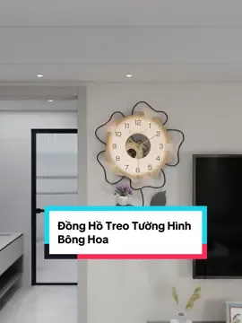 Đồng hồ treo tường hình bông hoa#muataitiktokshop #xuhuongtiktok #donghotreotuong #trangtrinoithat #wwwmindecor 