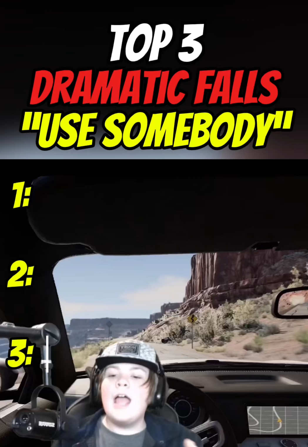 TOP 5 DRAMATIC FALLS #CapCut #fyp #xyzbca #trending #top5 