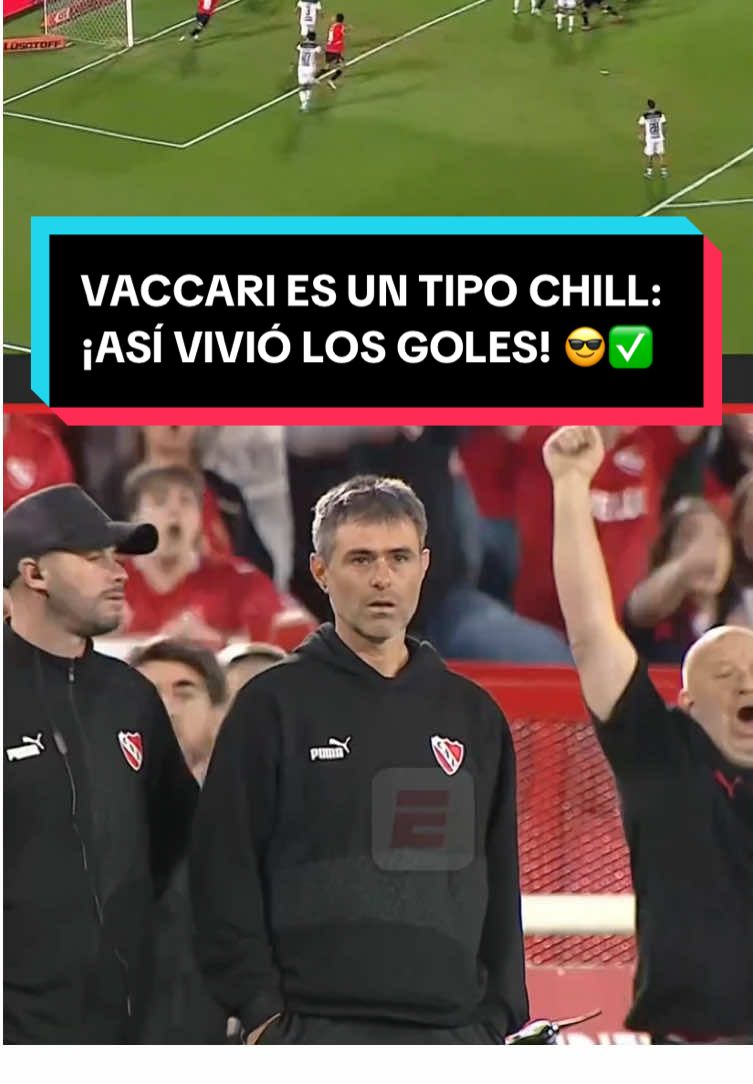¡TRANQUI EL TIPO! 😮‍💨 Así vivió #Vaccari el doblete de #Ávalos, que le dio el triunfo a #Independiente ante #SanMartínDeSanJuan ✅🔴  ▶️ Mirá nuestros partidos de 🇦🇷 #LigaProfesional en #DisneyPlus #TikTokDeportes #futbolargentino