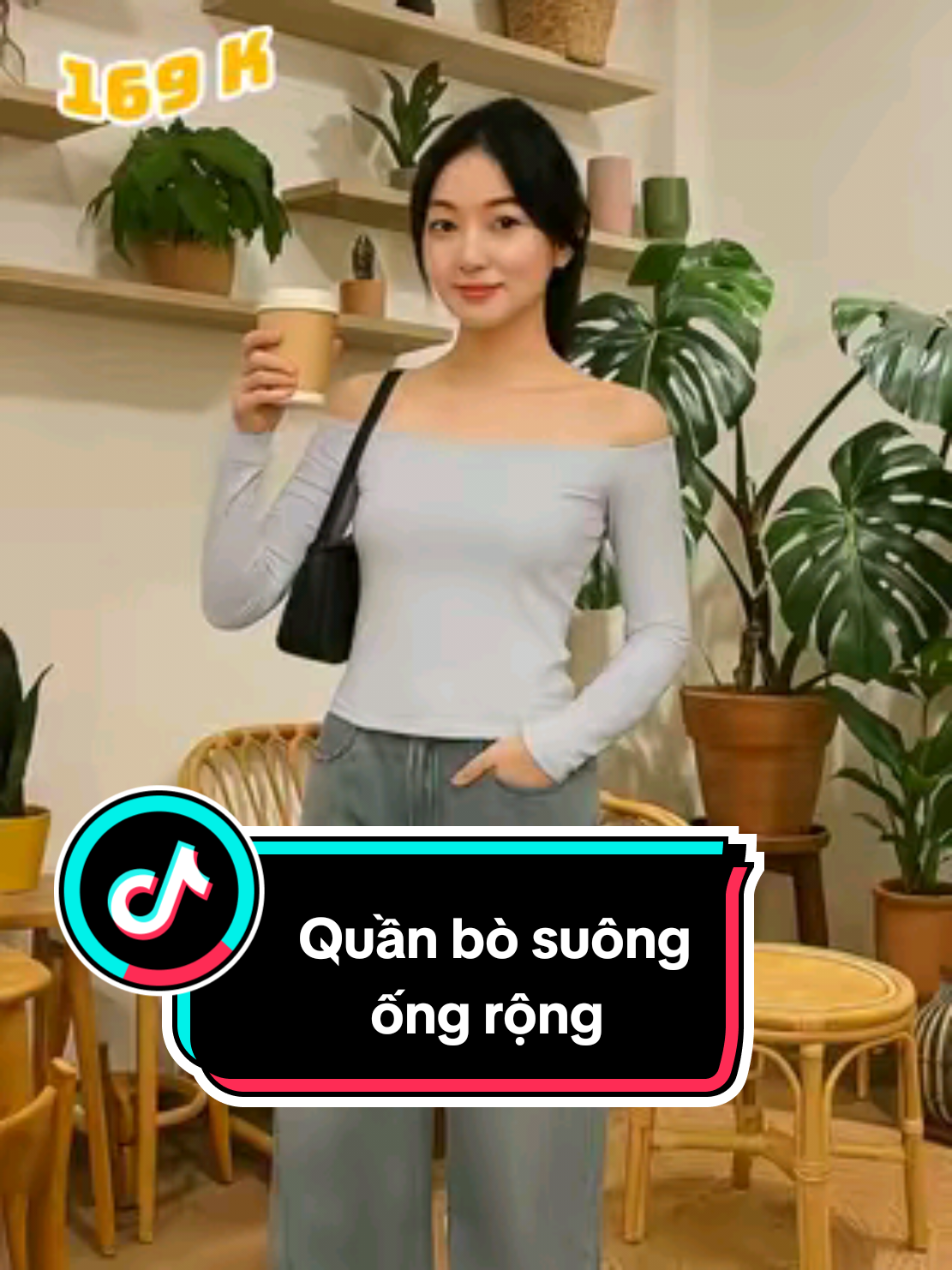 Quần bò xuông, ống rộng wash, cạp cao #linhlinhshop17 #quanbonu #quanjeannu #quanbosuong