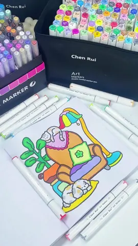 These alcohol markers are on sale right now!!! If you are looking for good quality and affordable alcohol markers, these are for you ❤️They are more juicy than other regular alcohol markers . They are so vibrant and beautiful!!!#stationery #tiktokshop #fyp #markers #artsupplies #coloring #coloringmarkers #alcoholmarker 