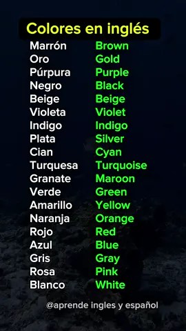 #coloreseningles#aprendeingles #clasesdeingles #aprendeingleseeuu 
