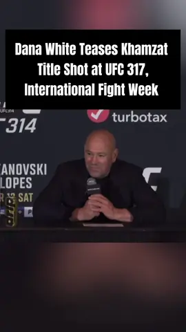 Dana White teases that Khamzat Chimaev will fight at UFC 317, International Fight Week Source - @UFC  Follow @theknockoutcollective for more UFC Posts, Reels and News to stay ahead of the game #UFC #ufc_mma_sport #ufcvideo #ufcedit #mma #mmahighlight #mmatraining #mmatok #mmamemes #mmafight #mmaedit #fighting #ufc313 #alexandervolkanovski #alexvolkanovski #volkanovski #diegolopes #paddythebaddy #paddypimblett #michaelchandler #carlosprates #jeansilva #ufc314 #ufc317 #khamzatchimaev 