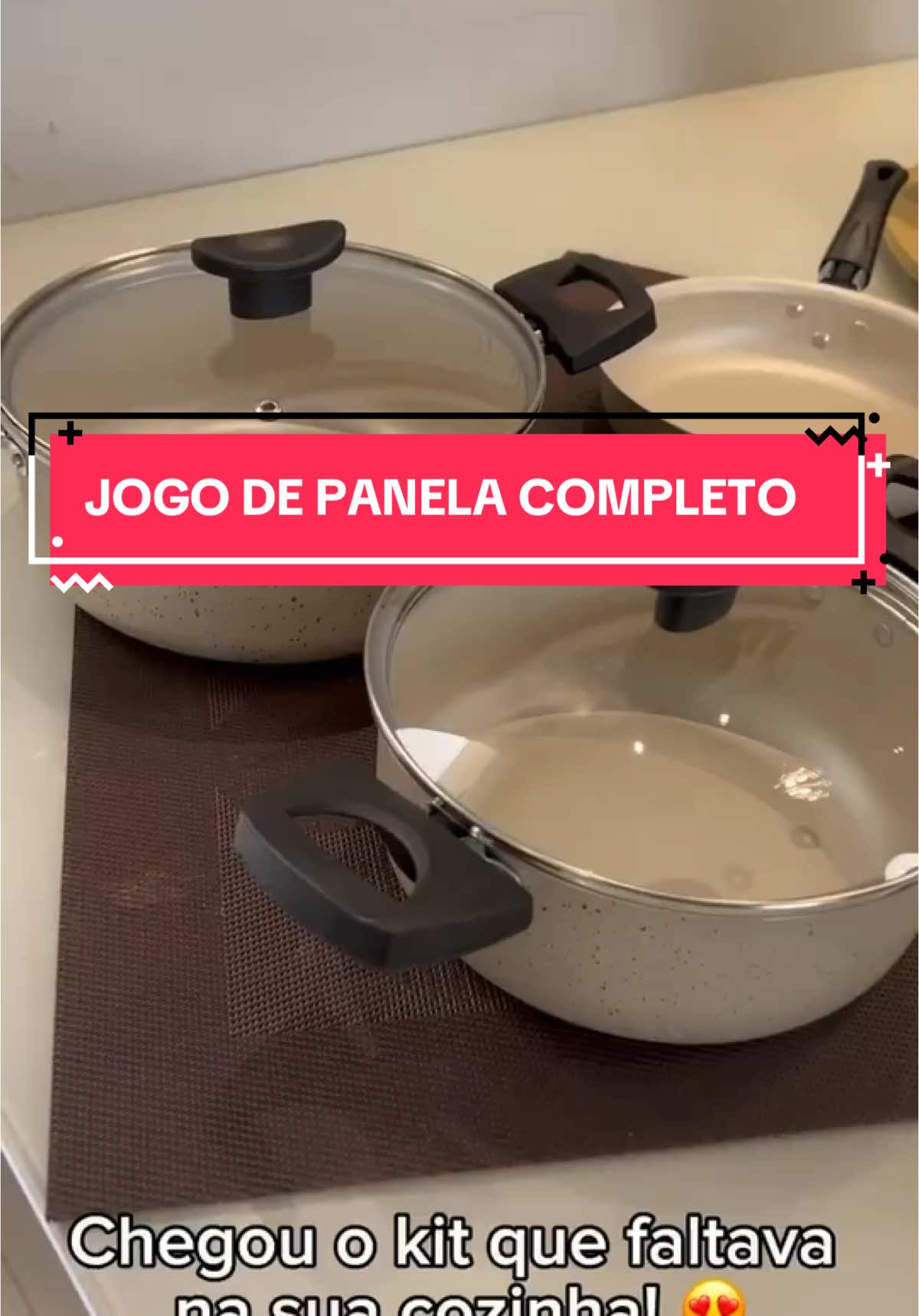 Melhor jogo de panela #jogodepanela #paneladepressao #figideira #cozinha #organizacao 