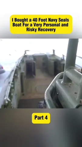 I Bought a 40 Foot Navy Seals Boat For a Very Personal and Risky Recovery #heavydsparks #abandoned #auction #fyp #foryouu