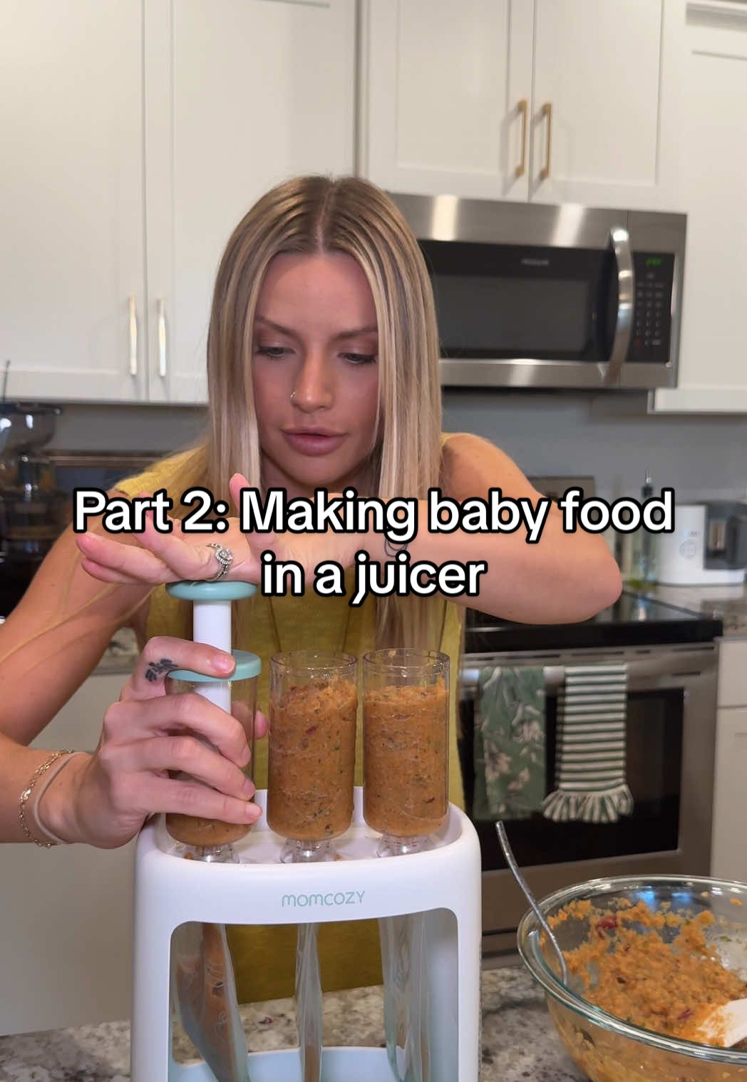 Answering some of my most asked questions using my Momcozy squeeze station 🫶🏻 if you make your own baby food, this is a must! #homemadebabyfood #momcozy #squeezestation #babyfoodpouches #babyfoodrecipes #babyfoodideas #babyfoodinspo #tiktokmademebuyit #tiktokshopspringsale #tiktokshopmothersday #tiktokshopmemorialday 