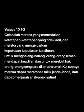 #Yesaya10:1-2
