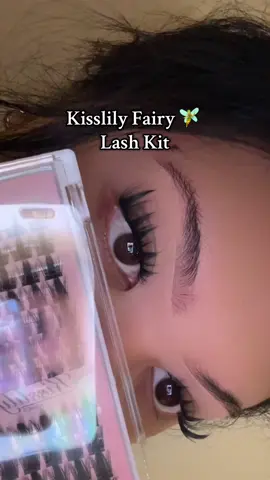 Sooo pretty! Thank you @Kisslily 💗 #kisslilylashes #lashclusters #fairylashes 