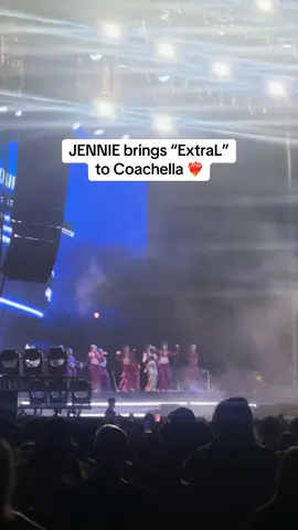 @JENNIE said only “ExtraL” for her #Coachella set 🔥  #jennierubyjane #blackpink #livemusic #concert #performance 