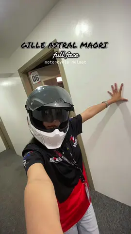GILLE ASTRAL MAORI FULL FACE DUAL VISOR with FREE GP1 PRO✨ get yours now! ✨#marisolofficialaccount #gillehelmet #tiktokmotorcycle #motorcycle #Lifestyle #fyp 