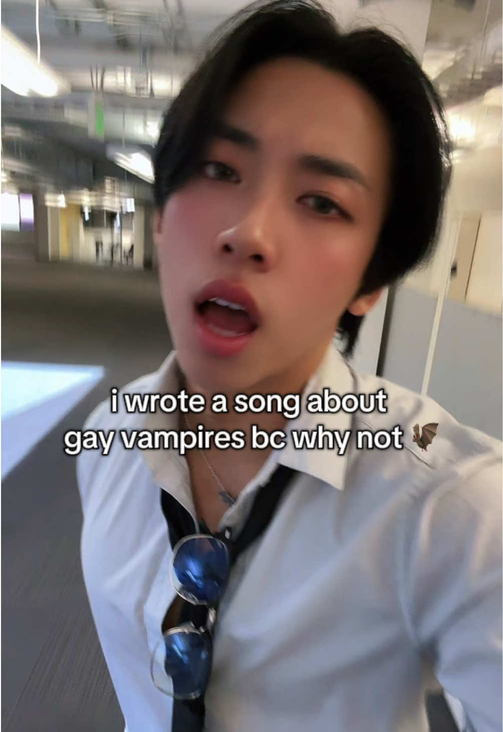 we need more gay vampire songs! 😌 should i drop “BITE”? 🦇🩸 #fyp #foryou #foryoupage #viral #originalsong #songwriter #music #lgbt #bi #gay 