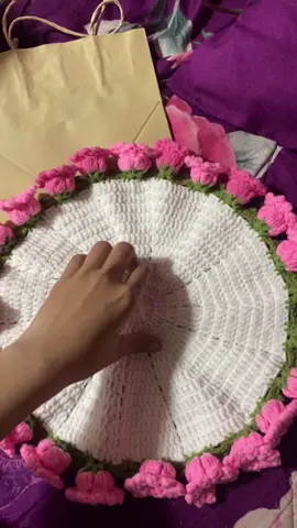 Flowers that never rot💗#crochetflowerblanket #siemreap #fyp #cambodia 