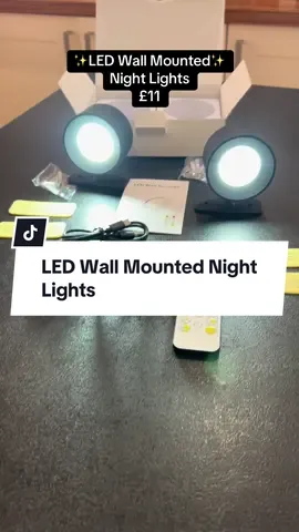 LED Wall Mounted Night Lights #nightlights #ledlights #dealdrops #tiktokmademebuyit 