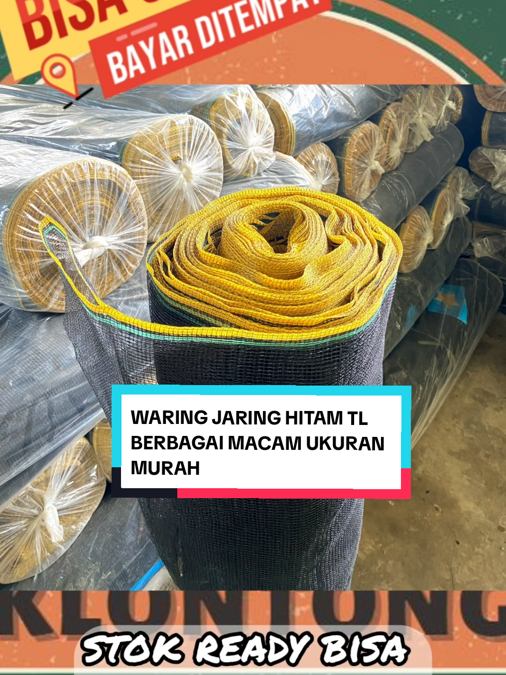 🚨 Cari jaring waring hitam yang KUAT, MURAH, & SIAP KIRIM? 📦 Ukuran lengkap dari 10M – 100M (1 ROLL PENUH!) 🪴 Cocok buat kebun, kandang, proyek bangunan, dll! 💬 Bisa dipotong sendiri • Tahan panas & hujan • Stok banyak 👇Langsung cekout sekarang atau chat admin dulu! #JaringWaring #WaringHitam #WaringKebun #FYP #JaringMurah #KebutuhanPetani #AlatPeternakan #JaringProyek #WaringTL #fypindonesia 