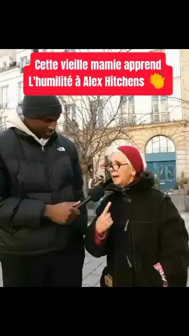 Bravo mamie.    #alexhitchens #thefrenchhitch #débat #microtrottoir 