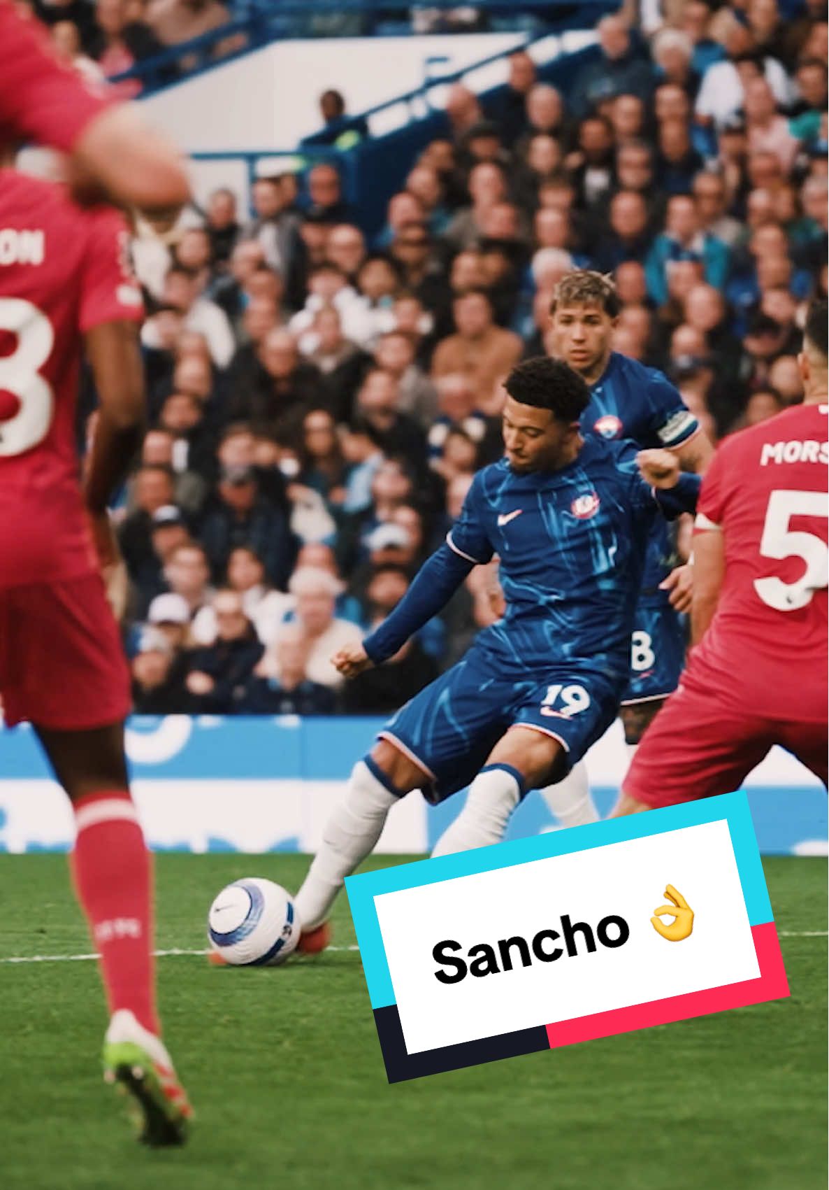 Lovely goal, Jadon. #CFC #ChelseaFC #PremierLeague 