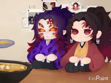 silly brothers  . . . . . #fyp #cute #animation #anime #demonslayer #kimetsunoyaiba #kokushibou #uppermoon1 #yoriichi #yoriichitsugikuni #fanart  #fananimation 