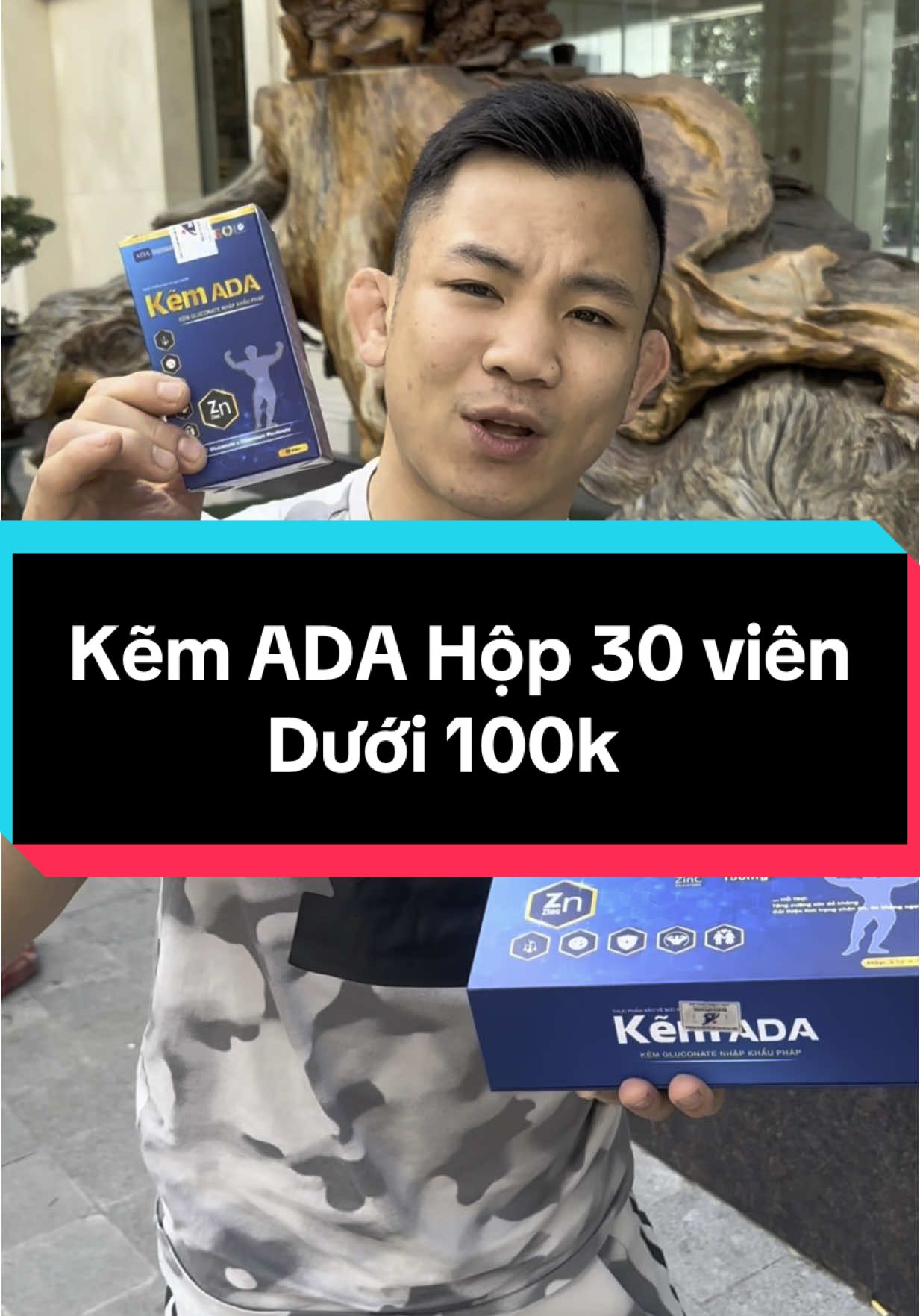 Quà tặng hỗ trợ sức khoẻ Nam  Combo 3 lọ Kẽm ADA#daohongson #short #kemada 