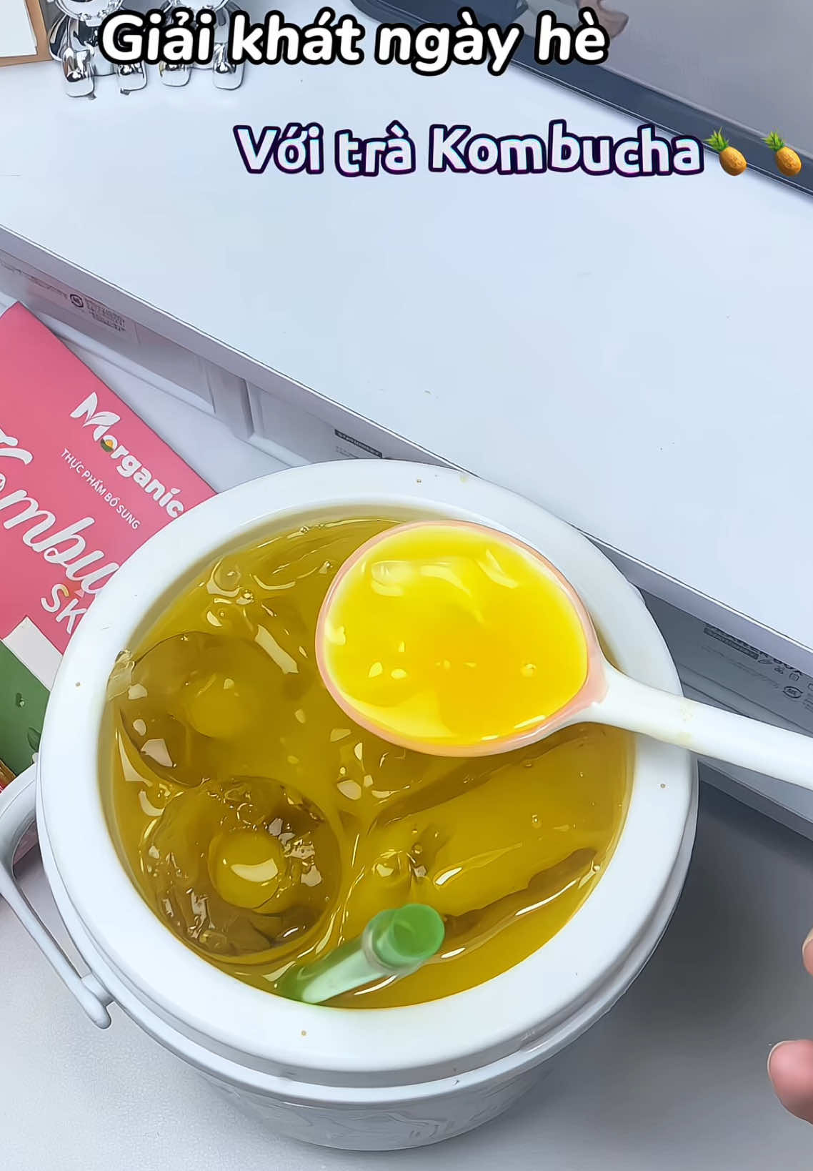 Món nước mùa hè giải nhiệt cơ thể 🍍🍍#xuhuongtiktok #fyp #xh #xuhuong2025 #viral #viralvideo #trakombucha 