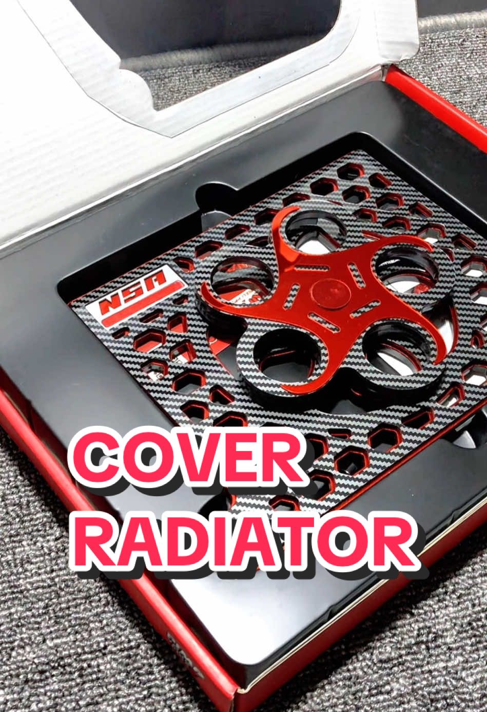COVER RADIATOR SPINER HONEY COMB CARBON SERIES TUTUP RADIATOR VARIO NMAX PCX ADV AEROX LEXI AKSESORIS MOTOR