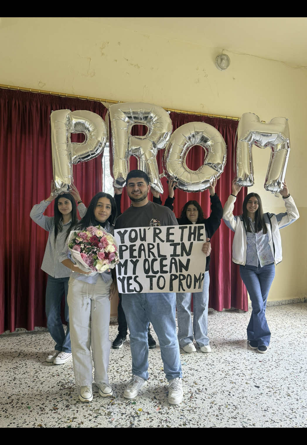 making waves together at prom🌊💙 #promposal #seniors2025 #prom #foryou