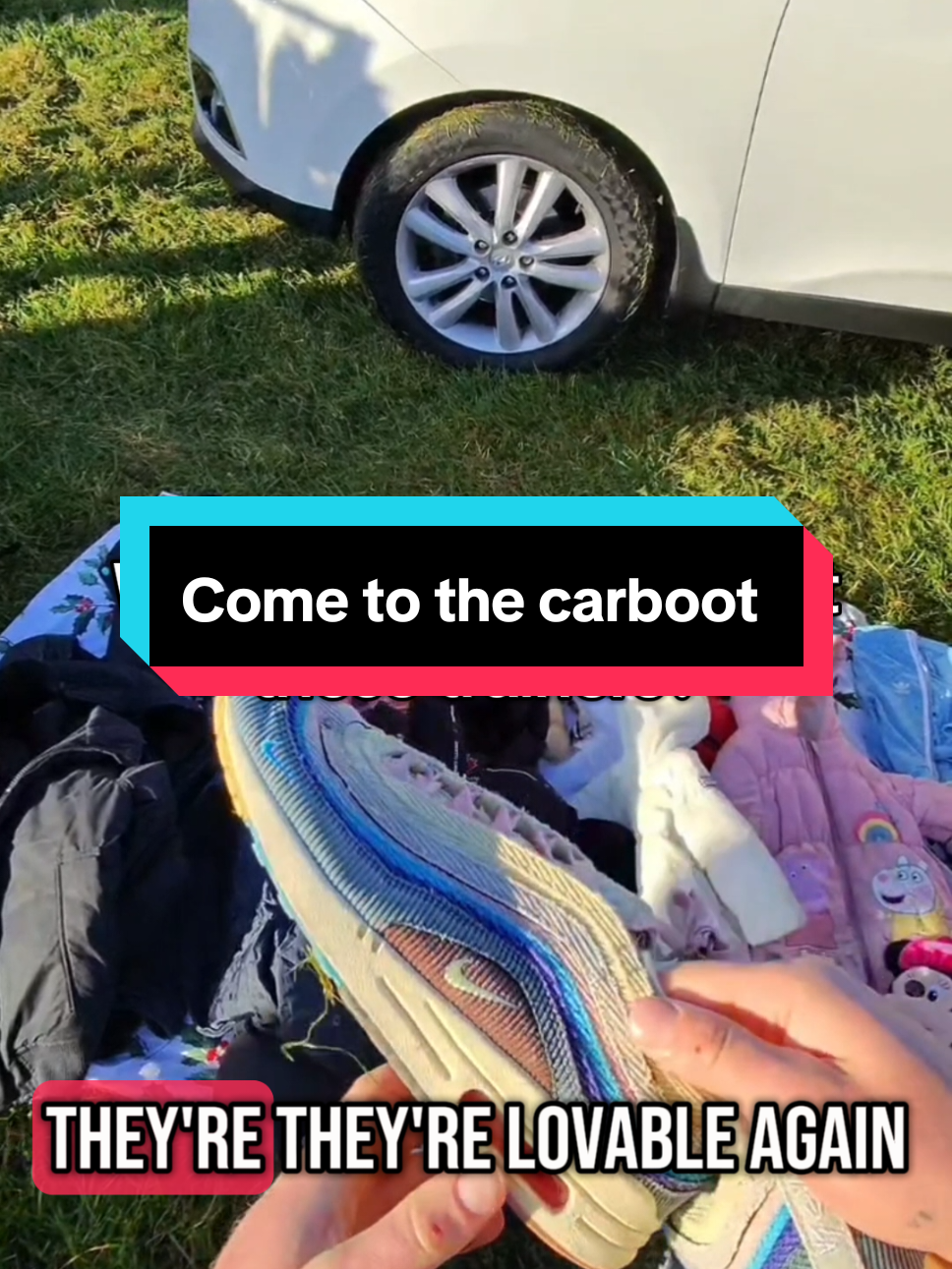 Come to the carboot sale with me 👟  #seanwotherspoon #airmax #carboot #reslling #comethecarbootwithme 