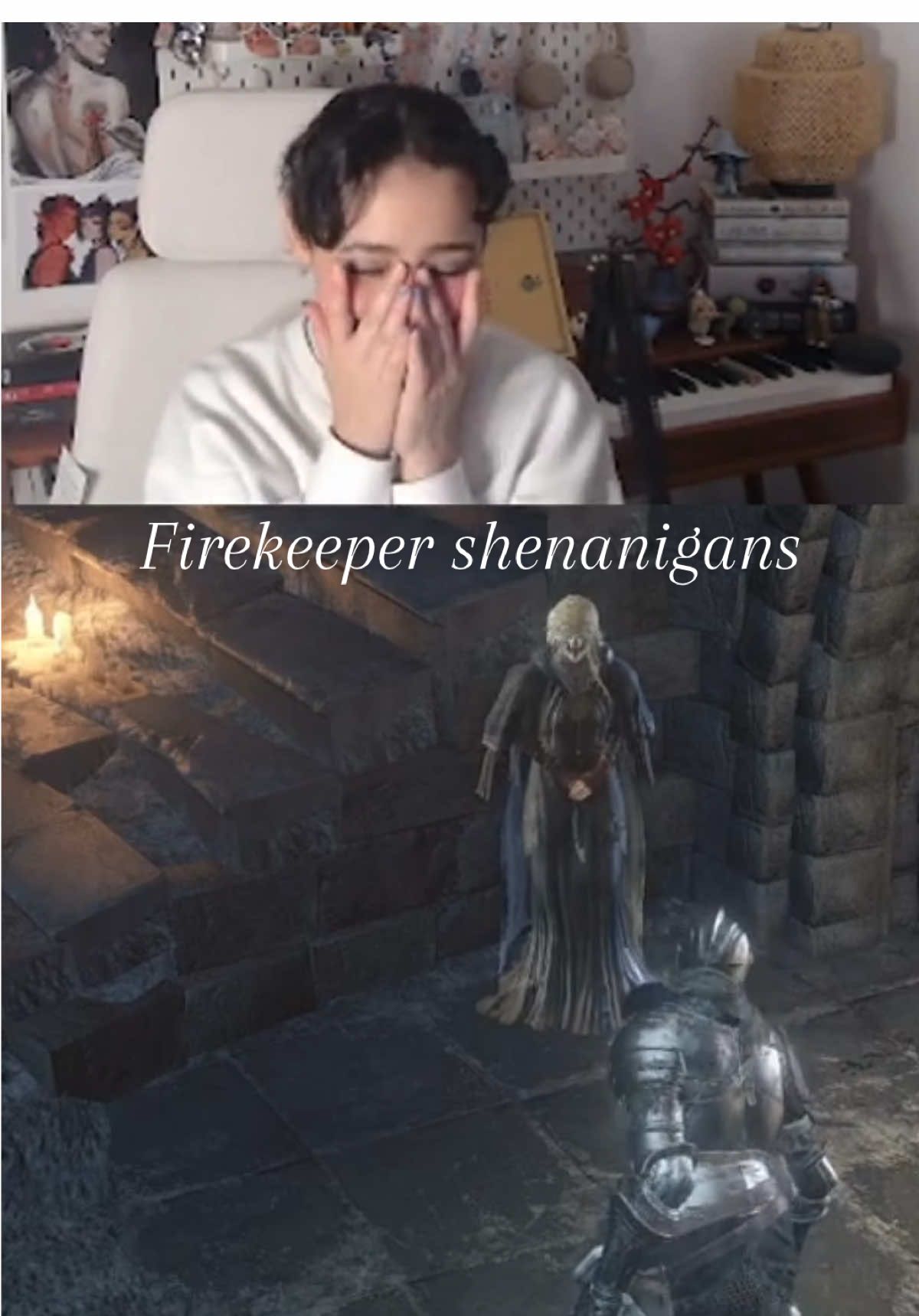 DS3 shenanigans 🥹 this part of the game is so wholesome I stream DS3 over on Twitch on Tuesdays and Sundays 🫶 #fyp #darksouls3 #darksoulsmemes #twitchstreamergirl #funnygamingmoments #tentencarti 