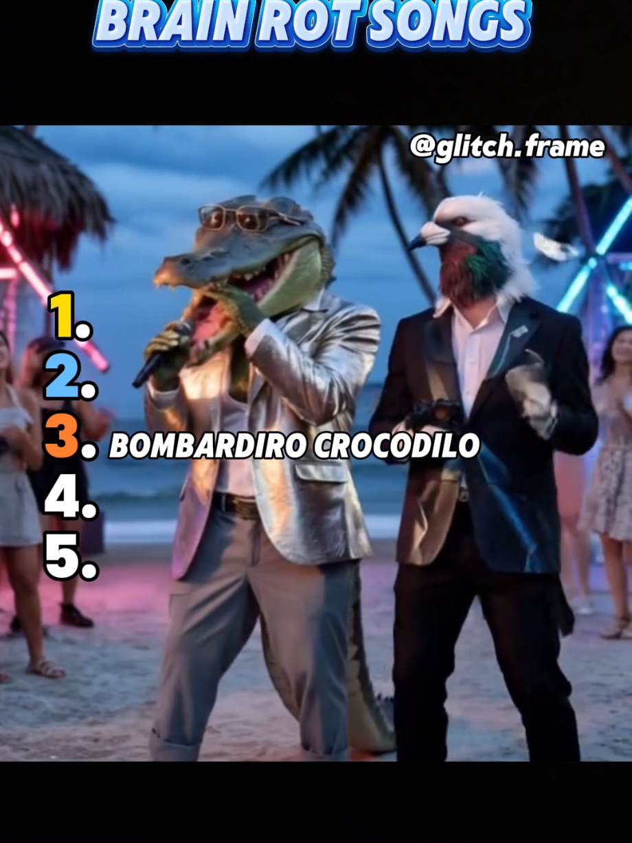 Top 5 best brainrot songs 2025 🔥 #top5 #brainrot #brainrotmusic #BOMBARDIROCROCODILO #tralalerotralala #2025 #sound #viralsound #viral #fyp #fy #tiktok 