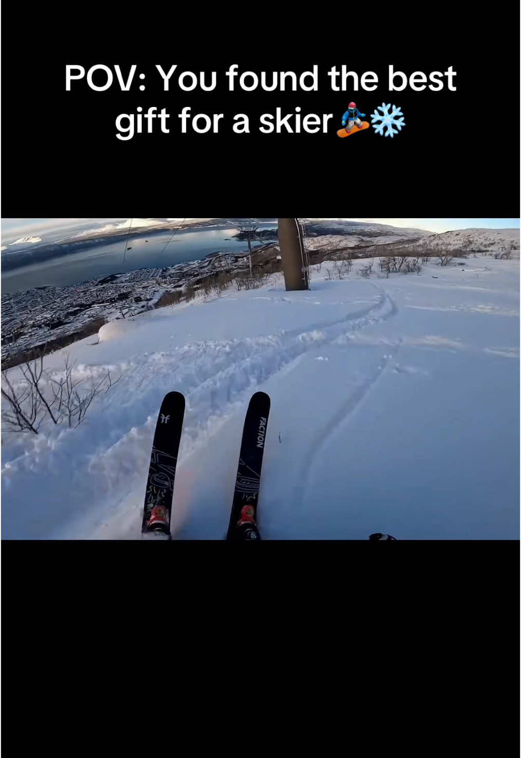 this camera + skiing = 🔥 #skiingtiktok #ski #camera #Vlogmas #pov #fyp