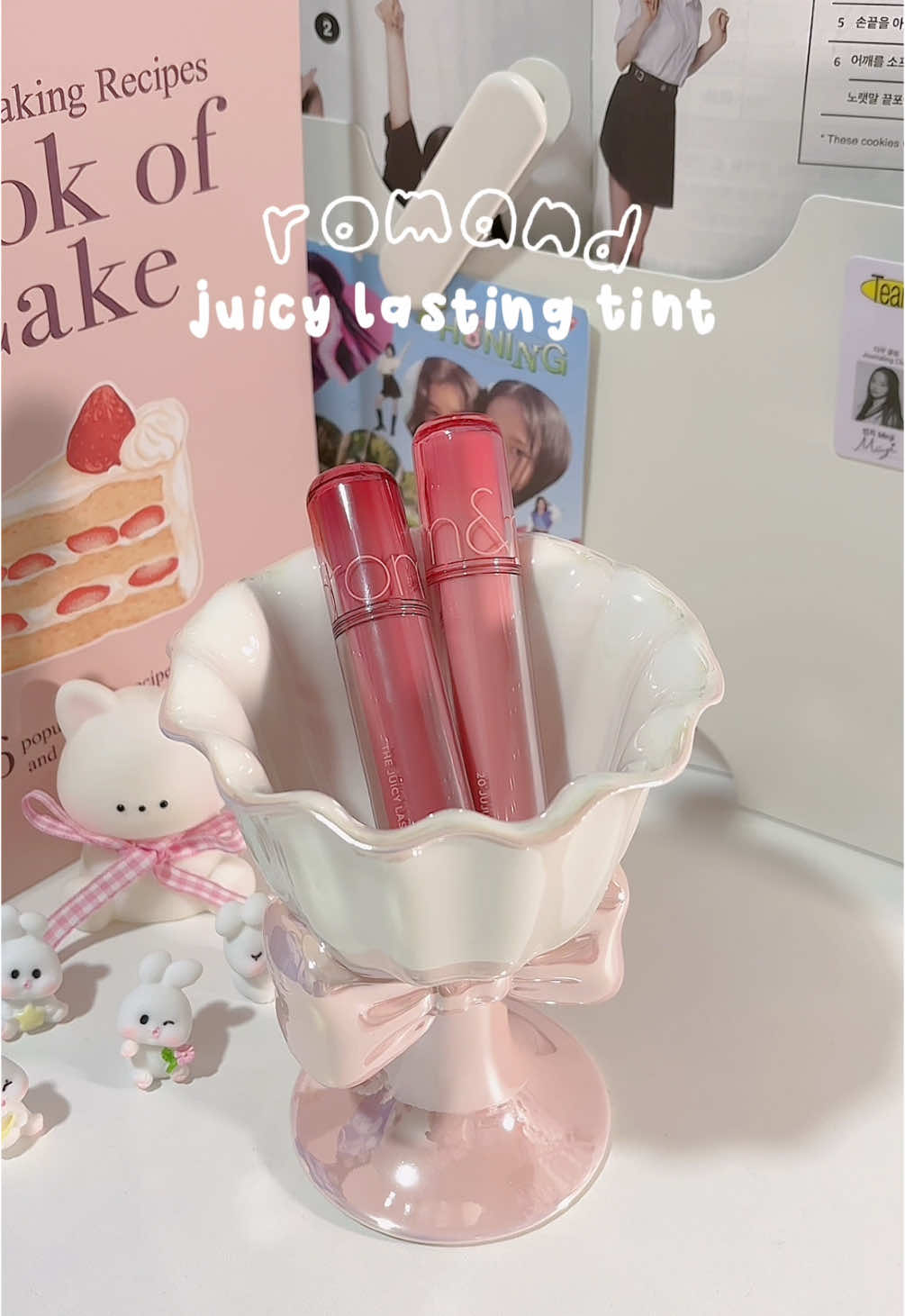 new release of romand #romandjuicylastingtint #romand #koreanliptint 